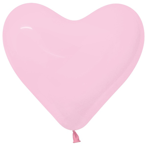 Hart Ballon Pastel Roze